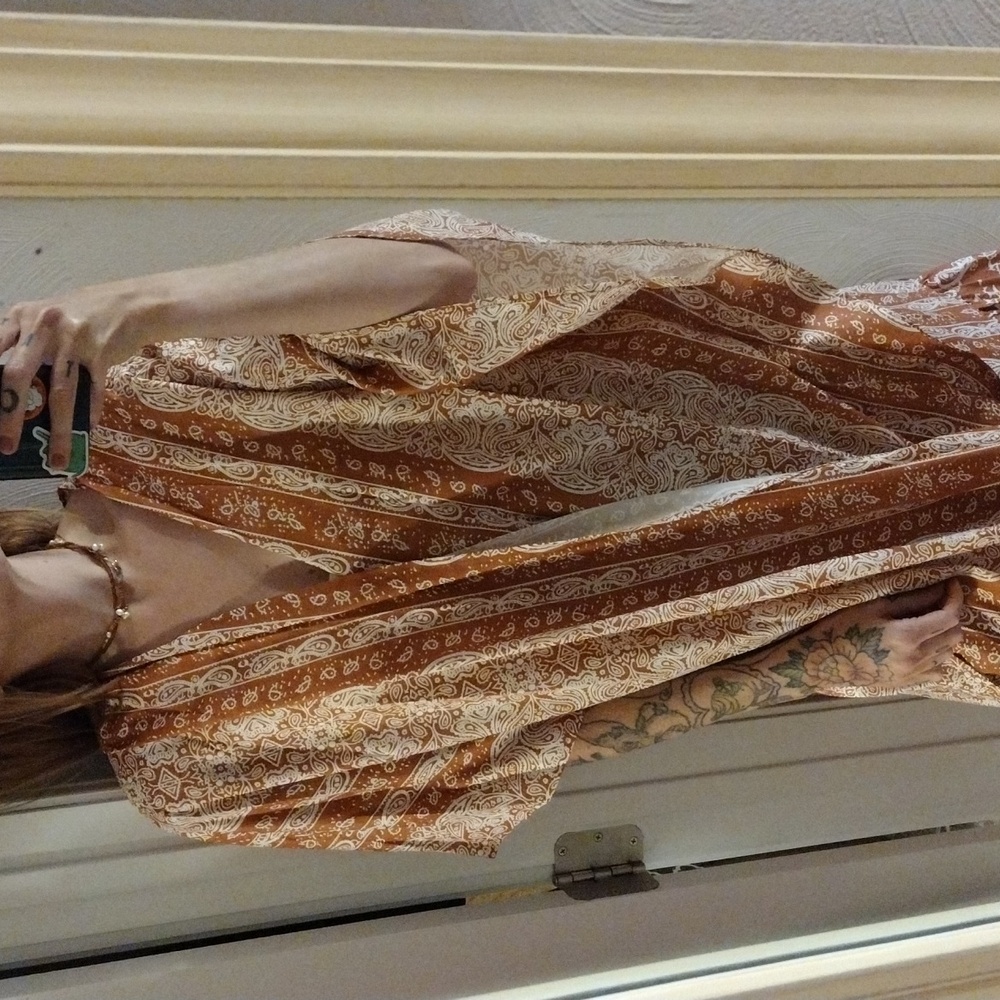 Boho beach cover up